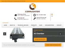 Tablet Screenshot of corrugatorsl.com